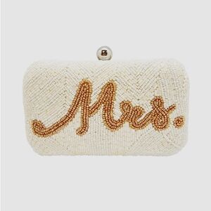Mrs. Beaded clutch